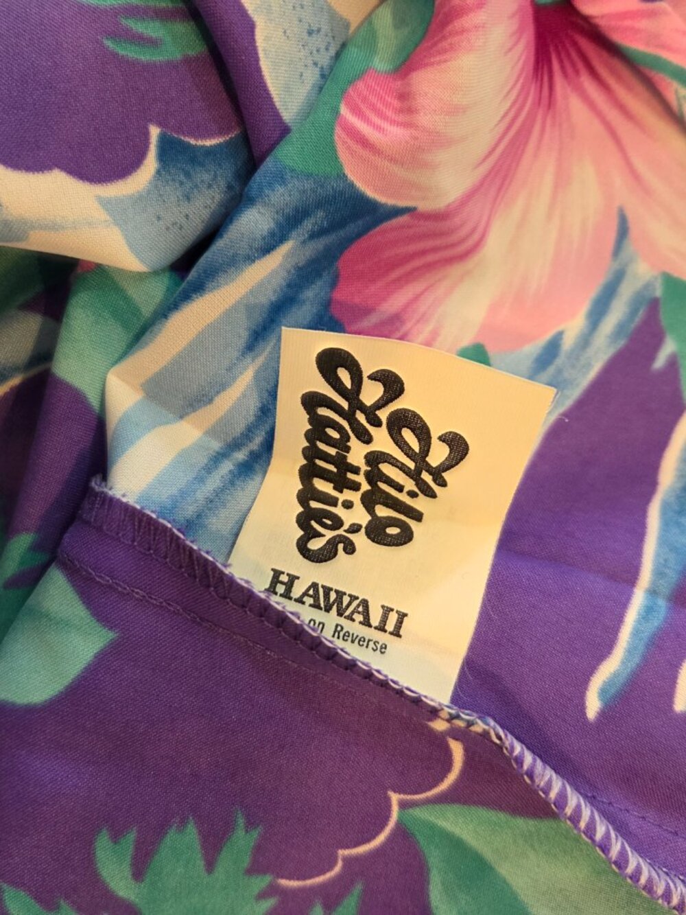 Hilo Hattie Pareau Convertible Dress Cover Up Tropical Floral One Size Long NWT - Picture 2 of 2